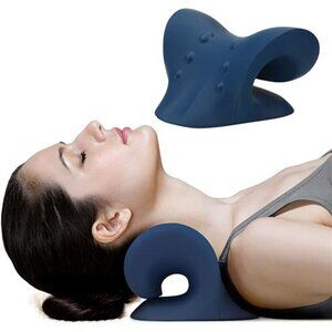 Neck and Shoulder Relaxer, Cervical Traction Device for TMJ Pain Relief and Cerv